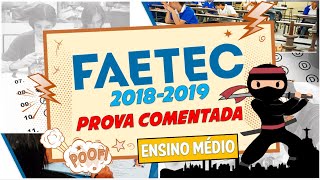 FAETEC 20182019  PROVA DE PORTUGUÊS COMENTADA [upl. by Corin]