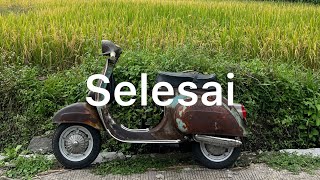 Restorasi Vespa ss90 selesai [upl. by Adlecirg]