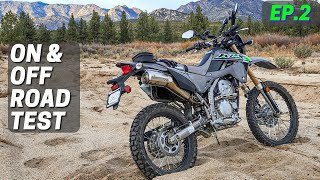 2024 Kawasaki KLX300  First Ride Impressions OnOff Road EP2 [upl. by Ecinehs]