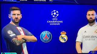 EA Sports FIFA 23 UEFA Champions League Real Madrid vs Paris Mastercard FedEx [upl. by Sheena]