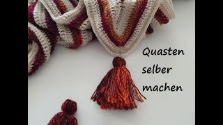 DIY Quasten selber machen ganz einfach [upl. by Aramad]