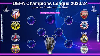 UEFA Champions League 20232024 • Calci di Rigore quarti di finale fino alla finale • COM vs COM [upl. by Burkhardt]