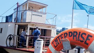 Paddle Steamer Enterprise [upl. by Enenstein]