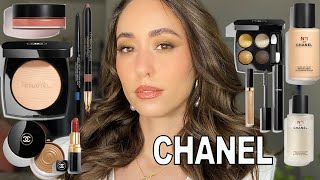 Chic Glam Full Face of CHANEL Makeup Tutorial amp Review [upl. by Nnaacissej]