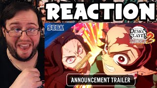 Gors quotDemon Slayer The Hinokami Chronicles 2 Announcement Trailerquot REACTION [upl. by Ania101]