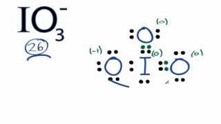 IO3 Lewis Structure How to Draw the Lewis Structure for the Iodate Ion [upl. by Iruj]