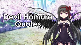 Quotes Devil Homura [upl. by Geraldine]