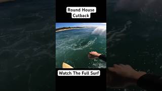 Surfer Does RoundHouse Cutback  Full Surf Linked surfing gopro surfers rawsurf goprosurfing [upl. by Thapa]