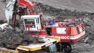 The early stages in a new opencast coal mine within The Northumbrian Coal Fied in the UK [upl. by Stoddart]