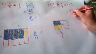 MULTIPLICACIÓN ENTRE RACIONALES POR EL MÉTODO GRÁFICO QUE FRACCIÓN SE HA SOMBREADO [upl. by Eirahs]