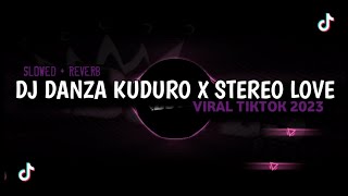 DJ DANZA KUDURO X STEREO LOVE VIRAL TIKTOK 2023  SLOWED  REVERB [upl. by Helmer757]