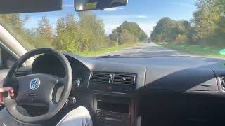 VOLKSWAGEN GOLF 4 105HP POV Test Drive [upl. by Aihsirt]