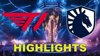 EWC Semifinals  T1 vs TL  All Games Highlights [upl. by Enylecoj300]