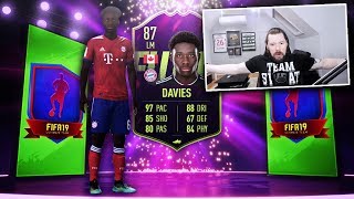 AMAZING CARD 87 RATED FUTURE STARS ALPHONSO DAVIES SBC  FIFA 19 Ultimate Team [upl. by Godfree]