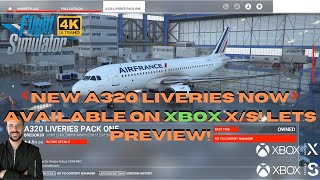 MSFS2020New Just Released Xbox Series XS A320 Liveries Addons For Gameplay By Bredok3d [upl. by Sitoel]