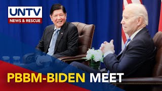 PBBM at US Pres Biden nagpulong sa sidelines ng UNGA [upl. by Eittak]