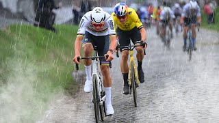 EPIC CYCLING BATTLES  Mathieu van der Poel vs Wout Van Aert [upl. by Aicenaj]