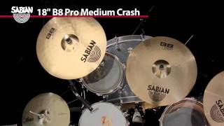 SABIAN 18quot B8 Pro Medium Crash [upl. by Crellen181]