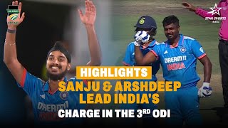 Sanju Samsons 100 amp Arshdeep Singhs 4fer Help India Win ODI Series  SA vs IND 3rd ODI Highlights [upl. by Shaylyn]