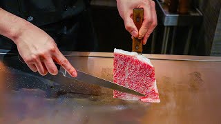 280 Luxury Wagyu Teppanyaki in Japan [upl. by Glenden912]