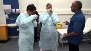 PPE equipment for ebola [upl. by Margherita383]