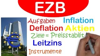 EZB einfach erklärt  Geldpolitischen Instrumente gegen die Inflation und Deflation [upl. by Gris]