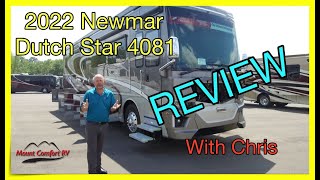 NEW 2022 Newmar Dutch Star 4081 Review  Mount Comfort RV [upl. by Amis805]