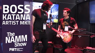 Boss Katana Artist MKII Demonstration amp New Features  NAMM 2020 [upl. by Eemia]