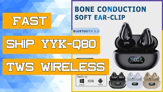 【Fast Ship】YYKQ80 TWS Wireless Bluetooth Earphones Sports Music Games Headsets Digital Display Earb [upl. by Eliga538]