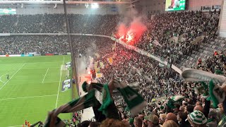 Hammarby  Djurgården 2024 MÅLJUBEL  VI ÄR GRÖNVITA BRÖDER [upl. by Hahsi]