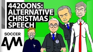 442OONS An Alternative Christmas Speech from Mourinho Klopp Wenger and Guardiola [upl. by Aytac]