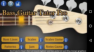 Bass Guitar Tutor App [upl. by Ahsenrat]