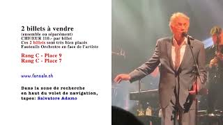 Salvatore Adamo  Le monde a mal  Concert à Genève Suisse [upl. by Ahsemad]