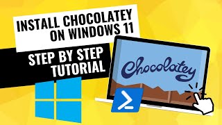 how to install Chocolatey on Windows 11 [upl. by Ahsiemak]