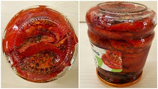 POMODORI SECCHI SOTT’OLIO RICETTA FACILE E STRABUONA  pomodori essiccati  essicatore blogfamiglia [upl. by Ocinemod604]