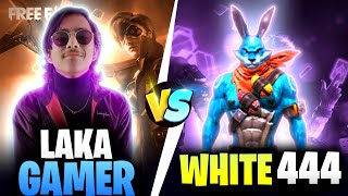 LAKA GAMER VS WHITE444👽 EMOTE BATTLE🔥 BIGGEST COMEBACK😱 [upl. by Adur]