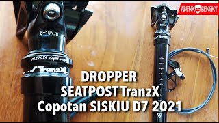 Dropper Seatpost TRANZX Polygon Siskiu D7 2021 II MTB Parts [upl. by Rehpotsihc]