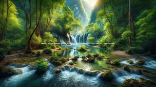 Melodies by the Falls  Uplifting Piano Music with Tranquil Forest Scenes [upl. by Neelyhtak]