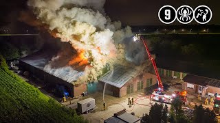 Miljoenenschade door aangestoken brand [upl. by Annahsed]