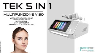 TEK 5 IN 1 APPARECCHIATURA MULTIFUNZIONE VISO [upl. by Ibbie]