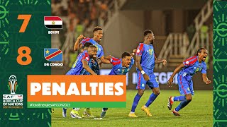 Egypt 🆚 DR Congo Penalty Kicks  ركلات ترجيح مصر والكونغو الديمقراطية  TotalEnergiesAFCON2023 [upl. by Ahsinrev]