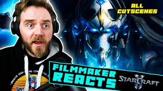 FILMMAKER REACTS STARCRAFT 2  ALL quotLegacy of the Voidquot CUTSCENES [upl. by Mckenna]