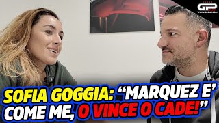 Sofia Goggia quotMarquez è come me o vince o cadequot [upl. by Nekial]