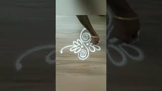 Free hand rangoli design easyrangoli shortsfeed shrots shrots [upl. by Wachtel]