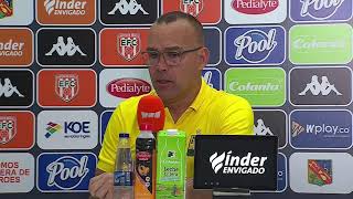 Rueda de prensa de Bucaramanga tras su partido Envigado [upl. by Laird816]