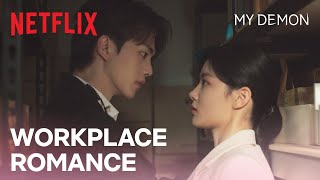 All great office rumors seem to start in the storage room  My Demon Ep 4  Netflix ENG SUB [upl. by Fromma268]