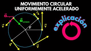 Movimiento Circular Uniformemente Acelerado I explicación [upl. by Nazus492]