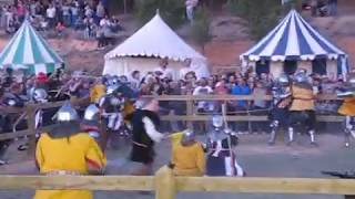 Campeonato Mundial de Combate Medieval Belmonte 2014  Alemania Vs Estados Unidos [upl. by Arrio62]