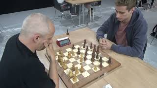 FM Rostislav Taborsky  IM Vladyslav Larkin  Blitz chess [upl. by Simdars]