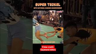 Super teckel situation 🤼 kabaddi supertackle prokabaddi [upl. by Whipple485]